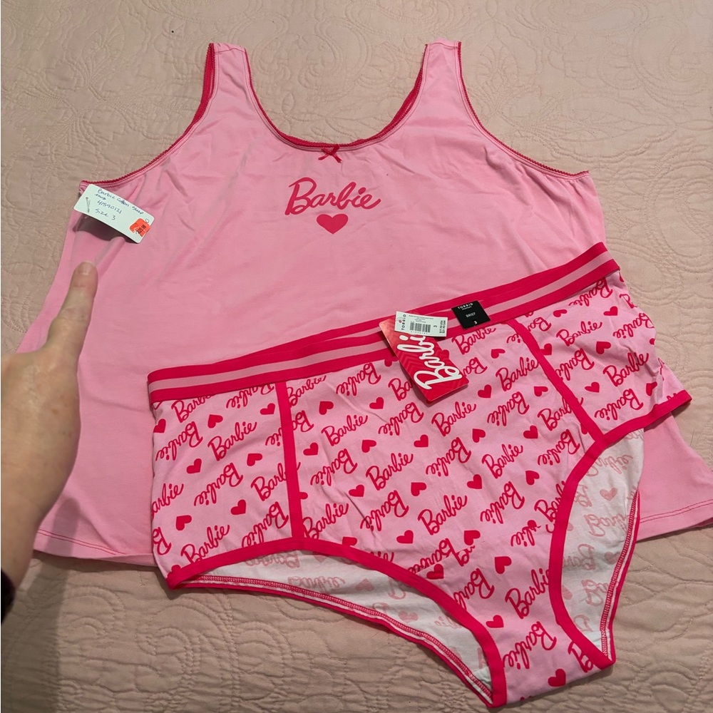Torrid Fangirl sleep set. Tank and matching brief panties in size 3